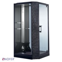 Phòng tắm xông hơi Nofer VS-89101S (R) Black
